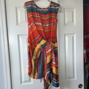 RACHEL Rachel Roy Asymmetrical Multicolor Dress